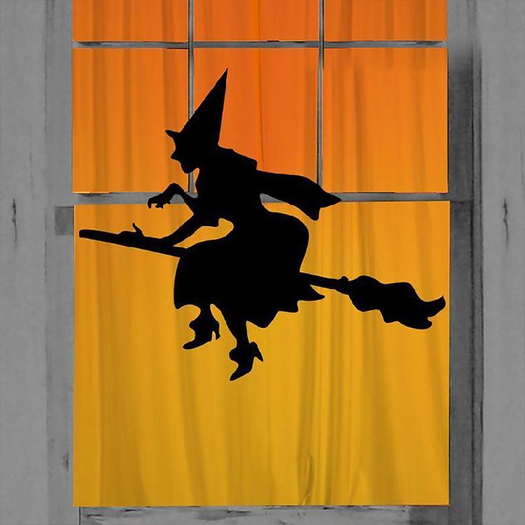 Einzigartige Fenstersticker Statische Elektrizität Schwarze Halloween Dekorationen Aufkleber