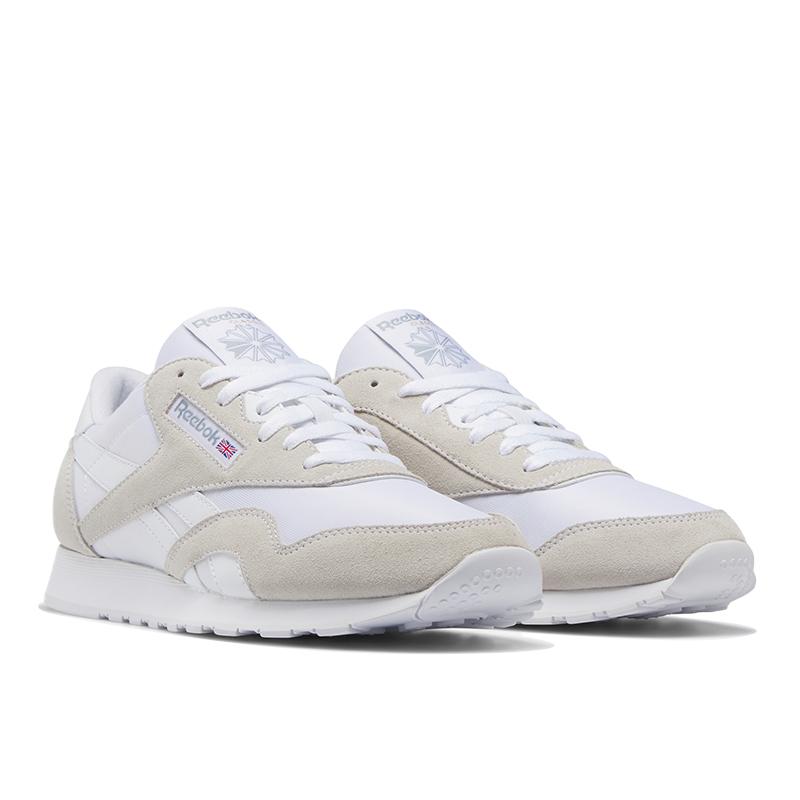Reebok Klasické pánské tenisky z nylonu trojitě bílé Cloud-White GY7235