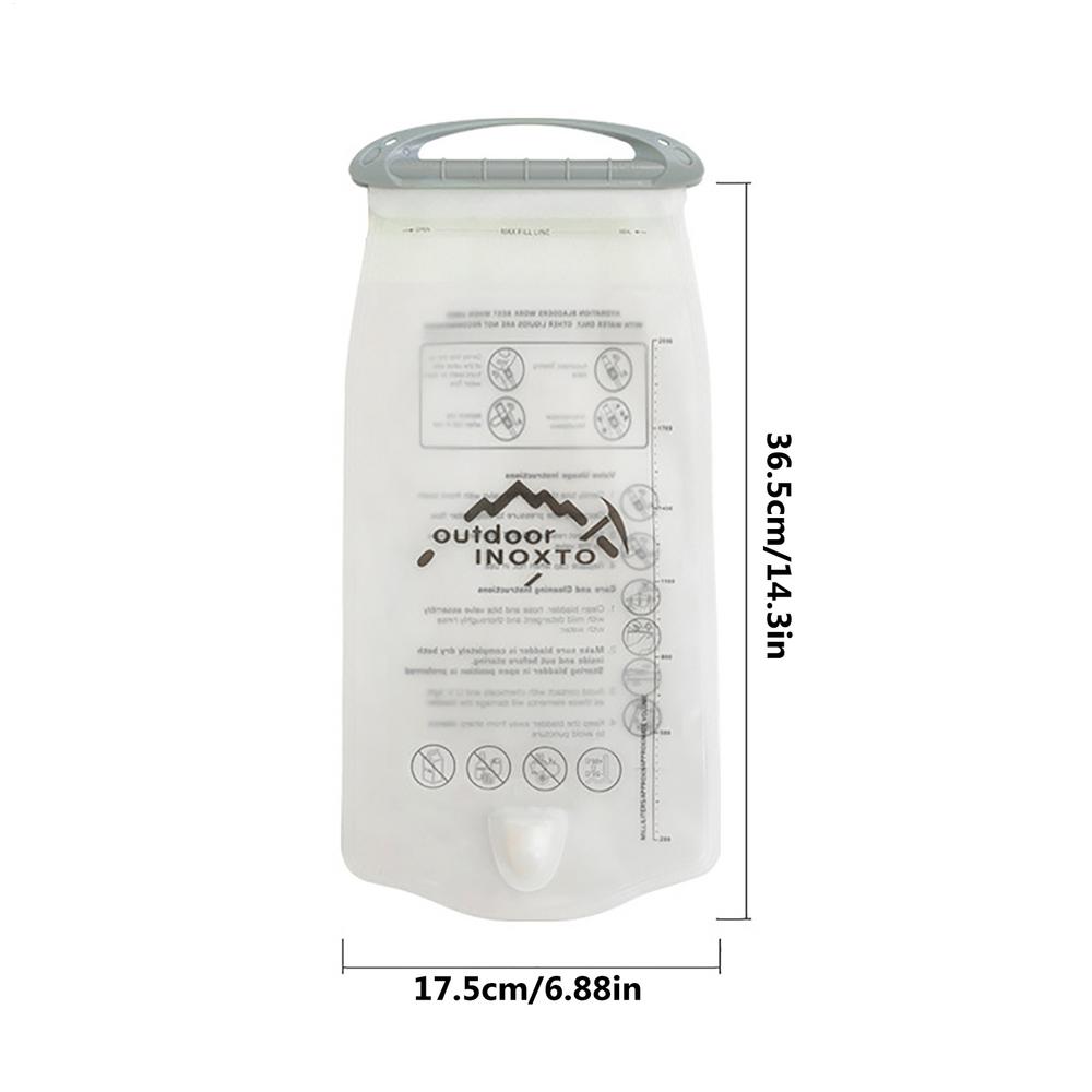 

Кемпинговый гидратор 1,5 л/2,0 л Герметичный мешок-гидратор для хранения воды Велосипедный гидратационный рюкзак PEVA Мешок для хранения воды для пеших походов