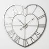 Hometime Metal Heart Shaped Wall Clock