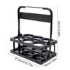 Foldable Drink Carrier 6 Bottles Beer Bottle Carrier with Handle Reusable Beer Collector Drink Container for Picnic BBQ Catering