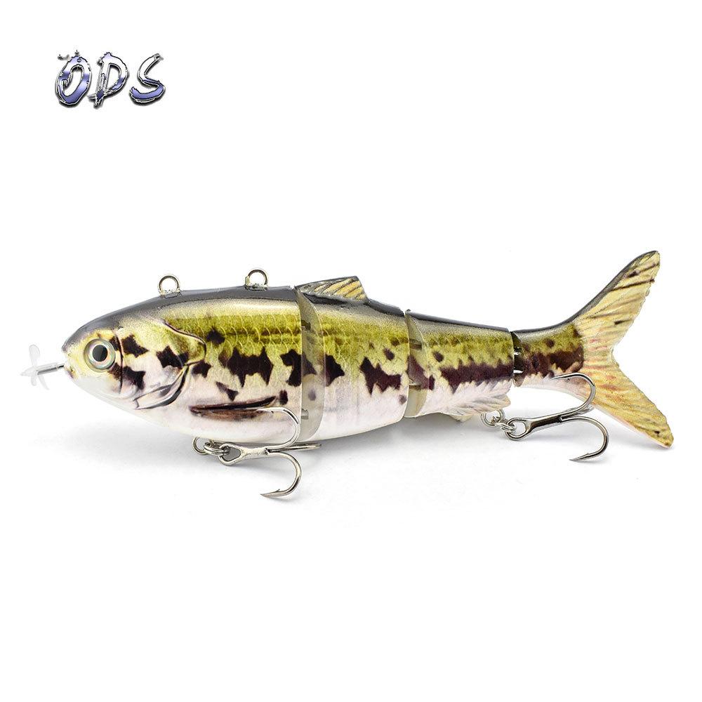 Rechargeable 130mm 42g Automatic Swimming Electronic Fish Lure Bait Smart Plastic Bait for Bottom Fishing
