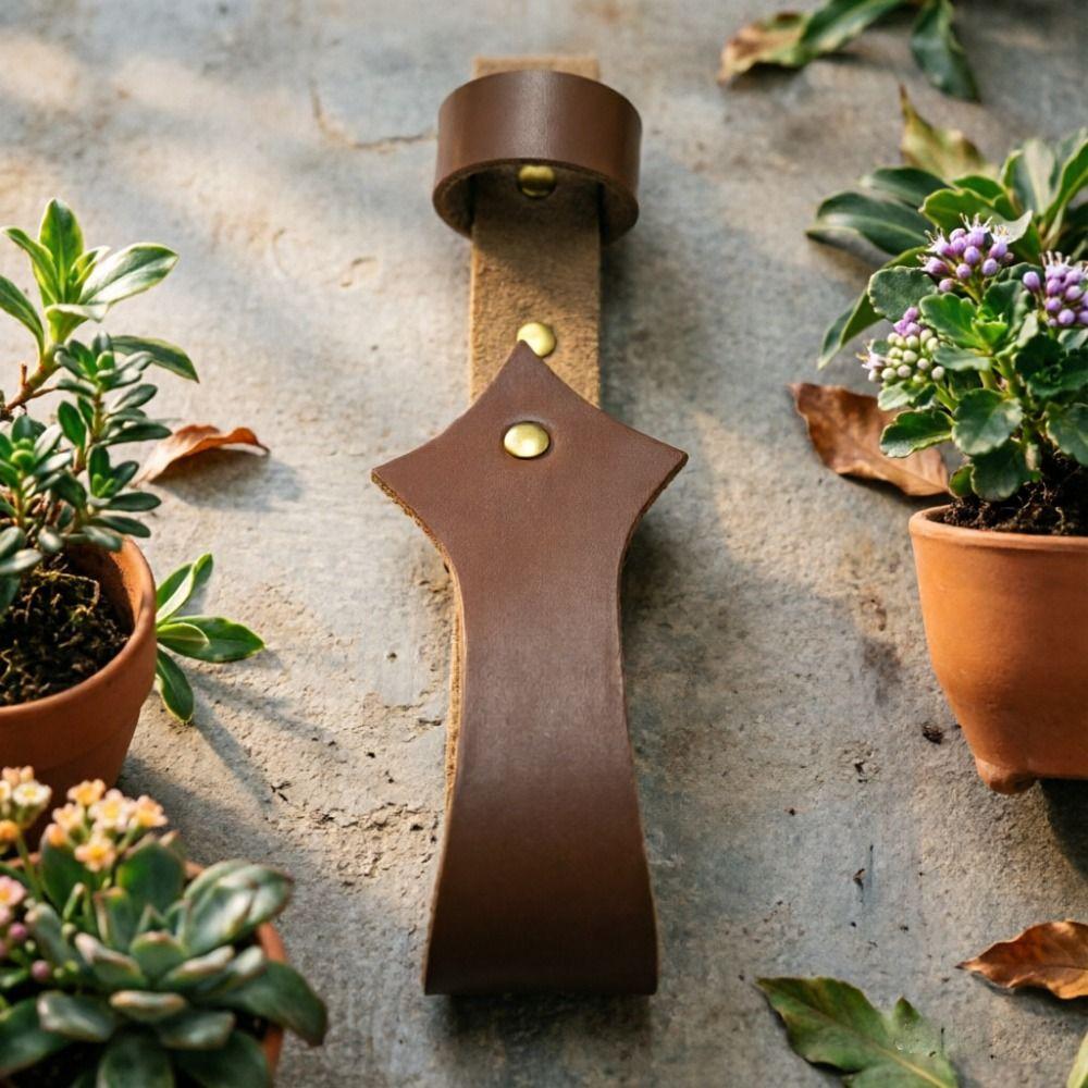 Open Top Folding Fan Holder Belt Loop Waist Fan Pouch Gift Idea Leather Fan Case Halloween Costume