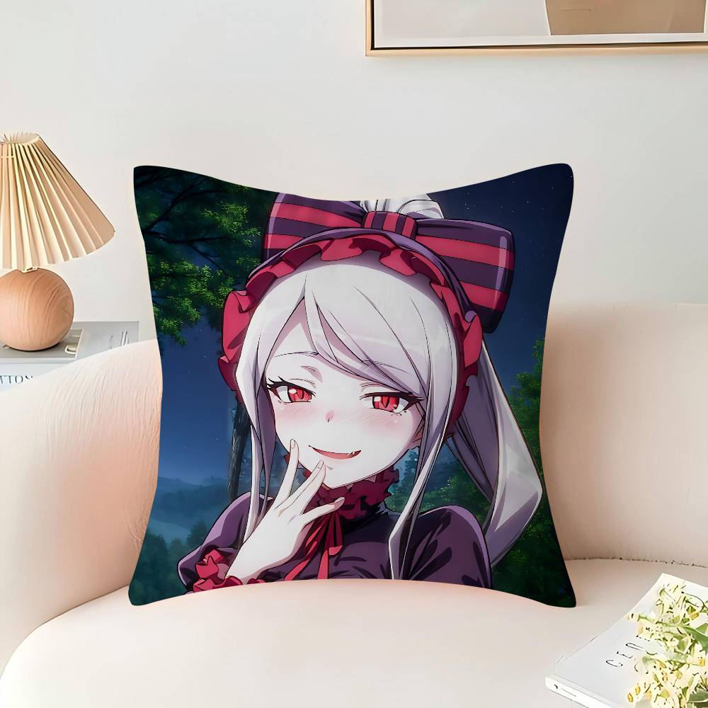 Аниме S-Shalltear-Bloodfallen Наволочка Подушка для машины Подушка для дивана Машина Рождественский подарок 40x40см 45x45см 16x16Inch