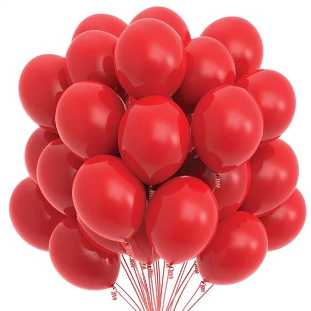 20/50pcs Red Black Pink Blue Latex Balloons Birthday Party Decorations Adult Wedding Decorations Helium Globos Baby Shower