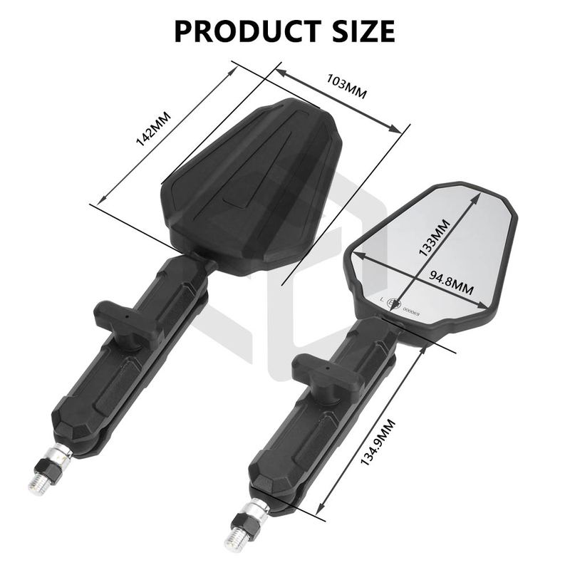 For YAMAHA TENERE 700 900GT Motorcycle Westwind Rearview Mirror Adventure ADV Foldable Mirrors For XT660Z XT1200 MT09 Tracer