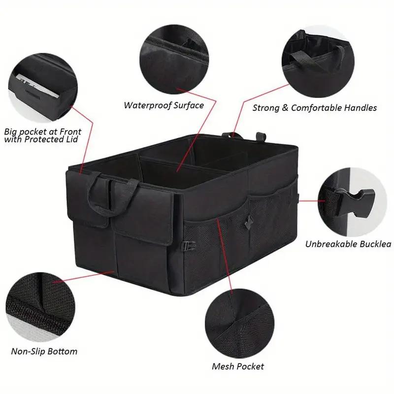 Big Capacity Car Storage Box Car Trunk Organizer Eco-Friendly Super Durable Collapsible Cargo Storage Tool Auto Trucks Trunk Box