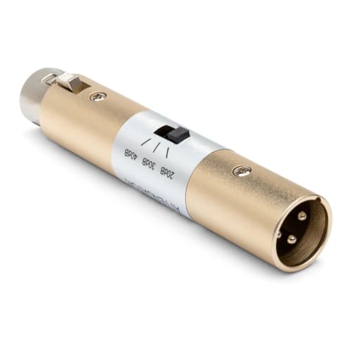 Hosa ATT-448 XLR Female to XLR Male Attenuator