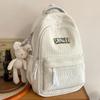 School bag Elementary school girl Junior high school student Corduroy backpack High school student college student backpack