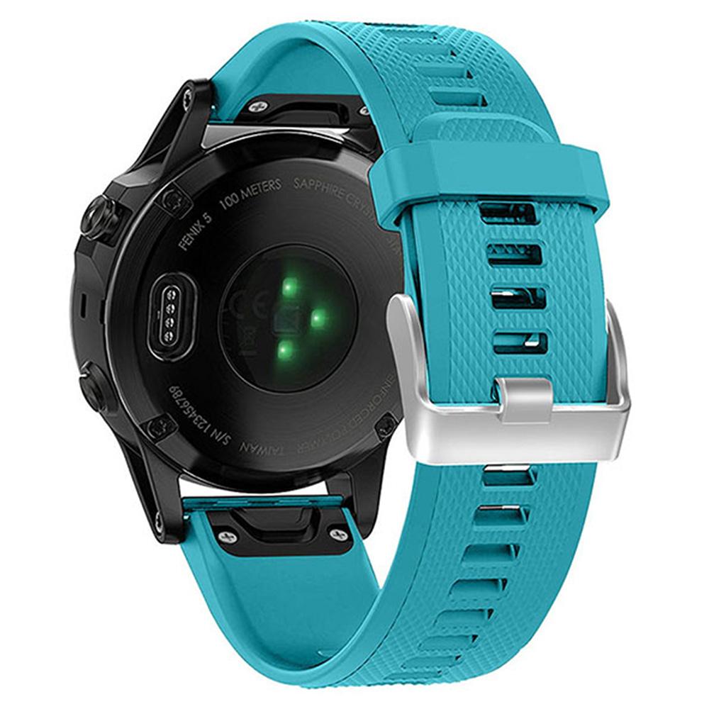 KALEBOL KLB-LWGJ-001 For Garmin Fenix 7/7 Pro Watch Bracelet QuickFit 22mm Strap with Grid Texture