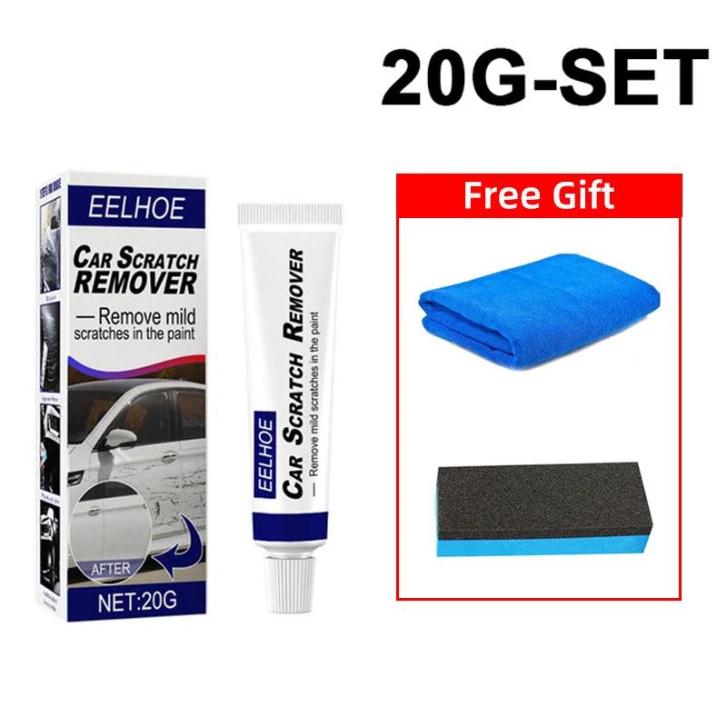 

Набор для удаления царапин с кузова автомобиля - Полировальная и шлифовальная паста с кремом против царапин для ухода за лакокрасочным покрытием и очистки+