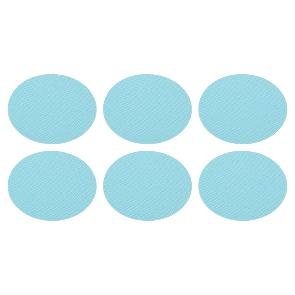 6Pcs Bathtub Stickers Prevent Slip Strong Adhesive Safety Shower Stickers for Bathroom Bath Tub Shower Stairs