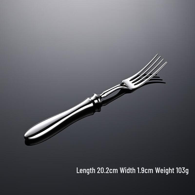 Qianxing 304 Stainless Steel Gourd Handle Dessert Fork Set