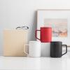 Ceramic Tea and Water Separation Mug with Lid and Filter - Office Event Souvenir
