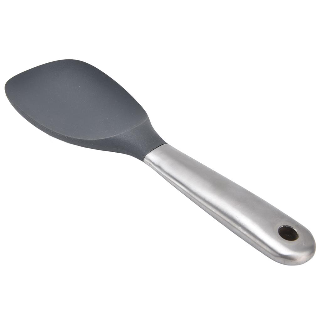 Łyżka do ryżu z otworem do zawieszania, odporna na wysokie temperatury, bezzapachowa, zdrowa, łyżka do zupy, przybory kuchenne