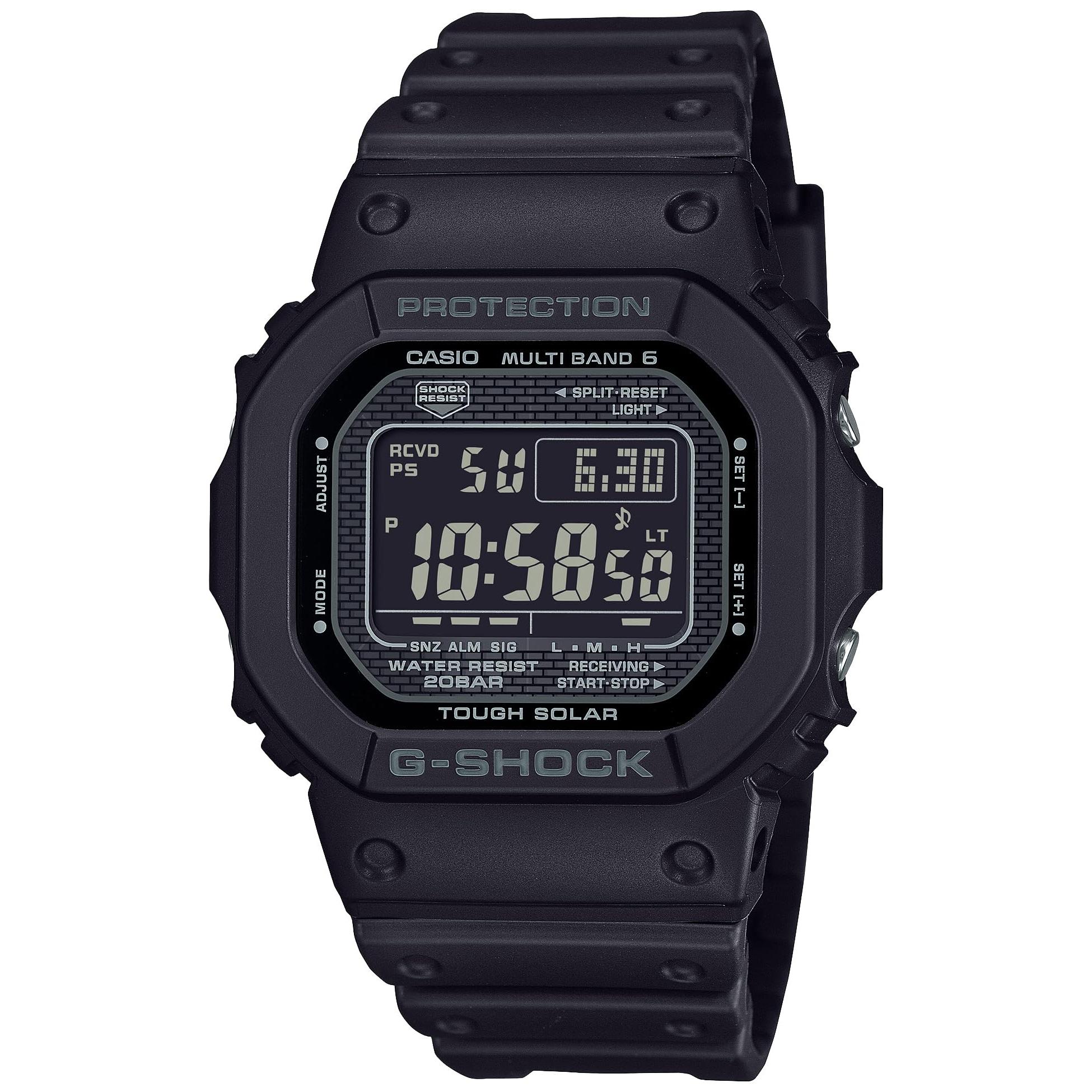 

Casio G-Shock Men s Solar Watch Black, Official Model, Biomass Plastic, Radio-Controlled, GW-5000HS-1JF