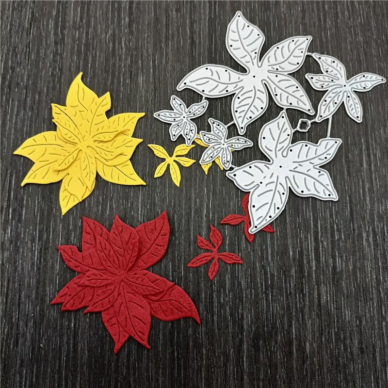 Flowers Petal Metal Cutting Dies Stencil Scrapbooking Photo Album Decor Paper Card Making Decor Embossing Crafts