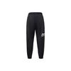 Nike Color Block Large Logo Print Woven Retro Sport Spliced Knitted Pants Women Pants Black DM6087-010