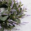 Large Lavender Wreath Artificial Leaves Flower Garland Plant Door Wall Hanging Farmhouse