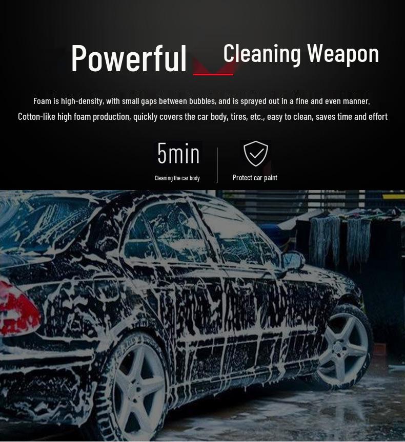 Pneumatic High-Pressure Foaming Gun for Car Cleaning