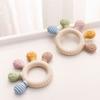 New Baby Silicone Teether Dental Toys BPA Free Silicone Finger Teething Ring Bracelet for Newborn Goods Baby Teething Toys Gift