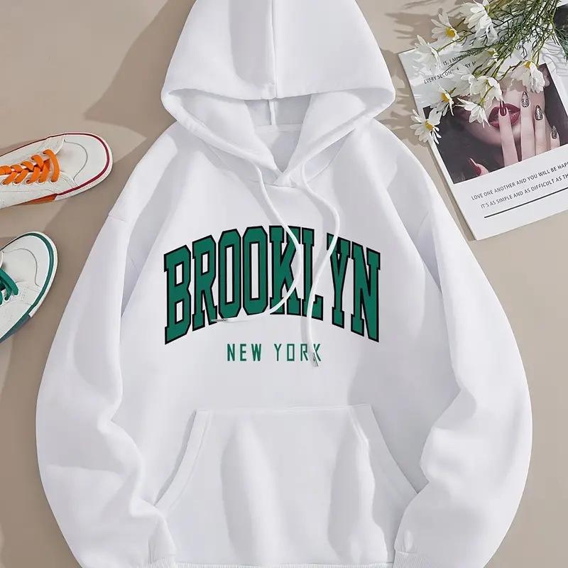 Unisex European & American Style Printed Casual Hoodie - In Stock