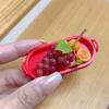 1Pcs Dollhouse Simulation Miniature Elliptical Plate Model Doll House Kitchen Food Play Accessories Scene Decoration Toys