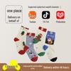 Christmas Cartoon Cute Children's Socks: Warm, Thickened, Breathable, and Sweat-Absorbent with Plus Velvet Comfort