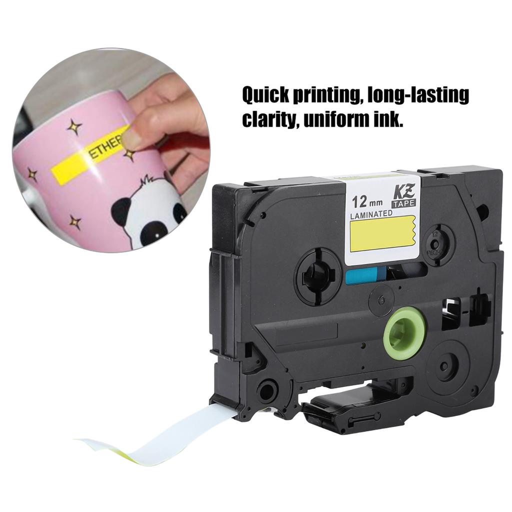 6 Colors KZE 231 431 531 631 731 Compatible Label Tape for P Touch 12mm