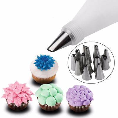 16 Teile/satz Blume Spritzbeutel Icing Düsen Creme Backen Kuchen Dekoration Werkzeuge