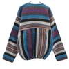 Anni '80 '90 Vecchio Parker Messicano Blu a Maniche Lunghe Pullover da Uomo Usato