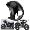 DOACT Headlight Fairing Bikini Cowl Set 7-inch Windproof, Dirtproof, Sturdy, Corrosion-Resistant ABS Material, Bright Black + Black Cover, Easy Instal
