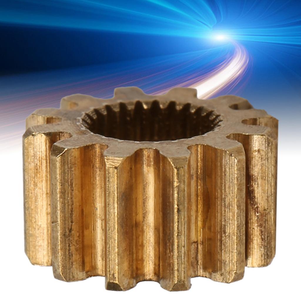 4305‑0025‑0012 Servo Gear 12 Tooth Brass Gear 25 Tooth Spline MOD 0.8 Gear Replacement Servo Parts