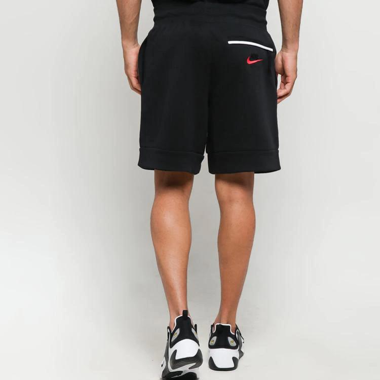 Nike Pantaloncini Uomo Air Fleece Color-Block Neri CJ4833-010