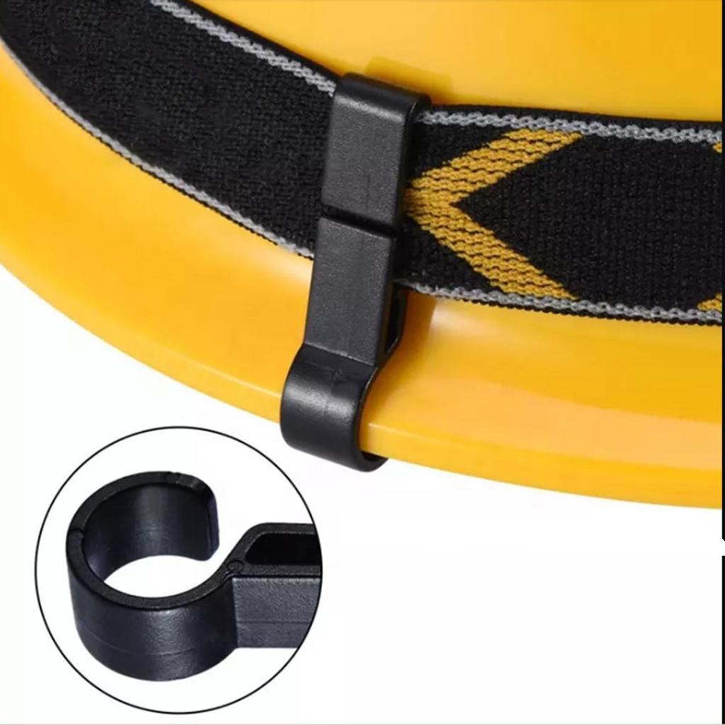 Hard Hat Clips for Headlamp 10-Pieces Headlight Holder Helmet Hooks Hard Hat Gear Attachment for Hard Hat Use in Construction