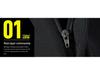 Plus Size Men's Gothic Softshell Windproof Fleece-Lined Stretch Pants