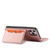 Hurtel iPhone 12 Pro Max Rose Pink Card Holder Case