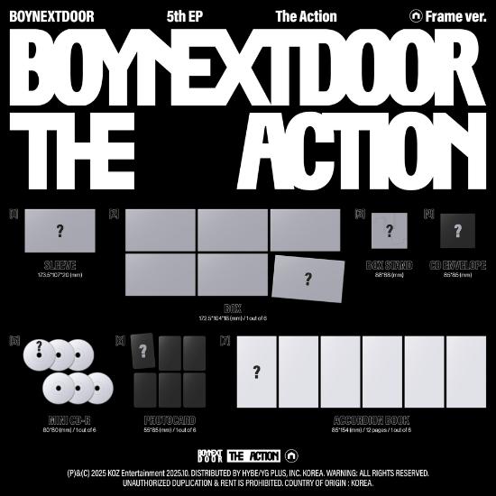 Select POB FRAME Ver BOYNEXTDOOR 5th EP Album The Action