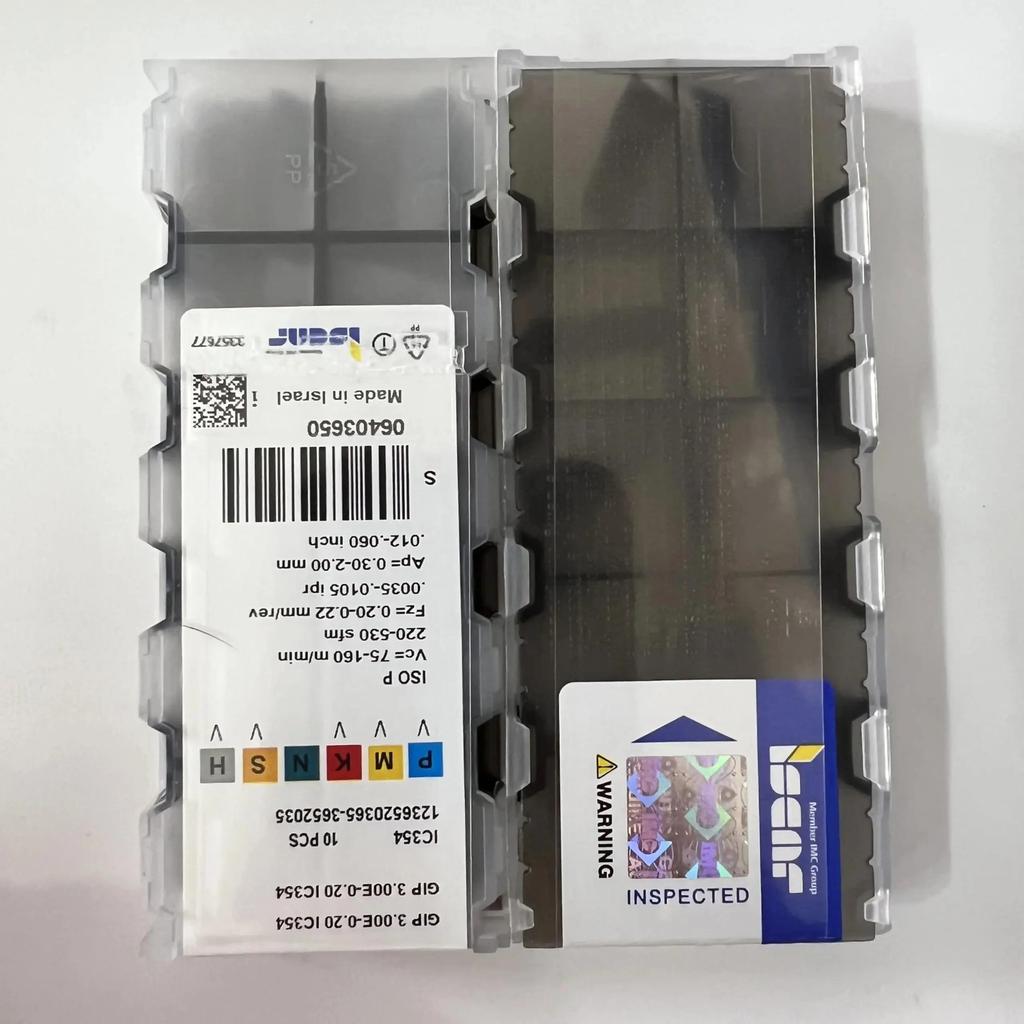 ISCAR / GIP3.00E-0.20 IC354 /Industrial indexable Carbide Inserts 10 PCS