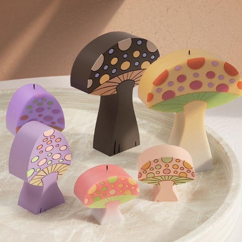 Multifunctional Mushroom Shaped Silicone Mold DIY Mushroom Silicone Mold for Home Decors and Crafts Ornaments Sculpture