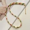Niche Fashion Temperament Wind Handmade Beaded Collarbone Chain S925 Sterling Silver Horseshoe Snail Freshwater Pearl Necklace