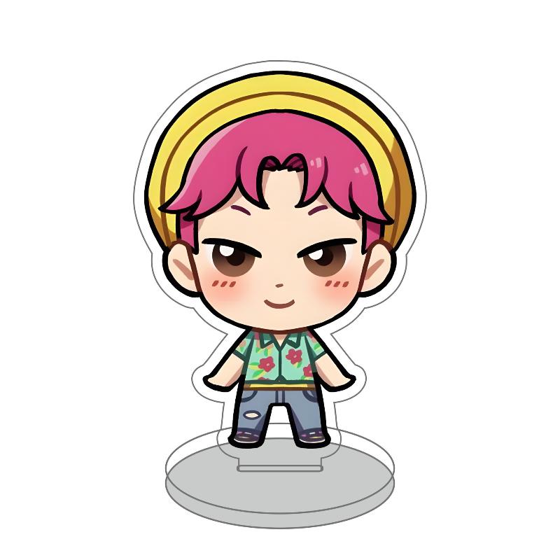 Anime Animation K-Pop Dämonenjäger 10 cm Mini Niedlicher Acrylaufsteller Rumi Mila Zoe Jinu Schreibtisch- & Heimdeko