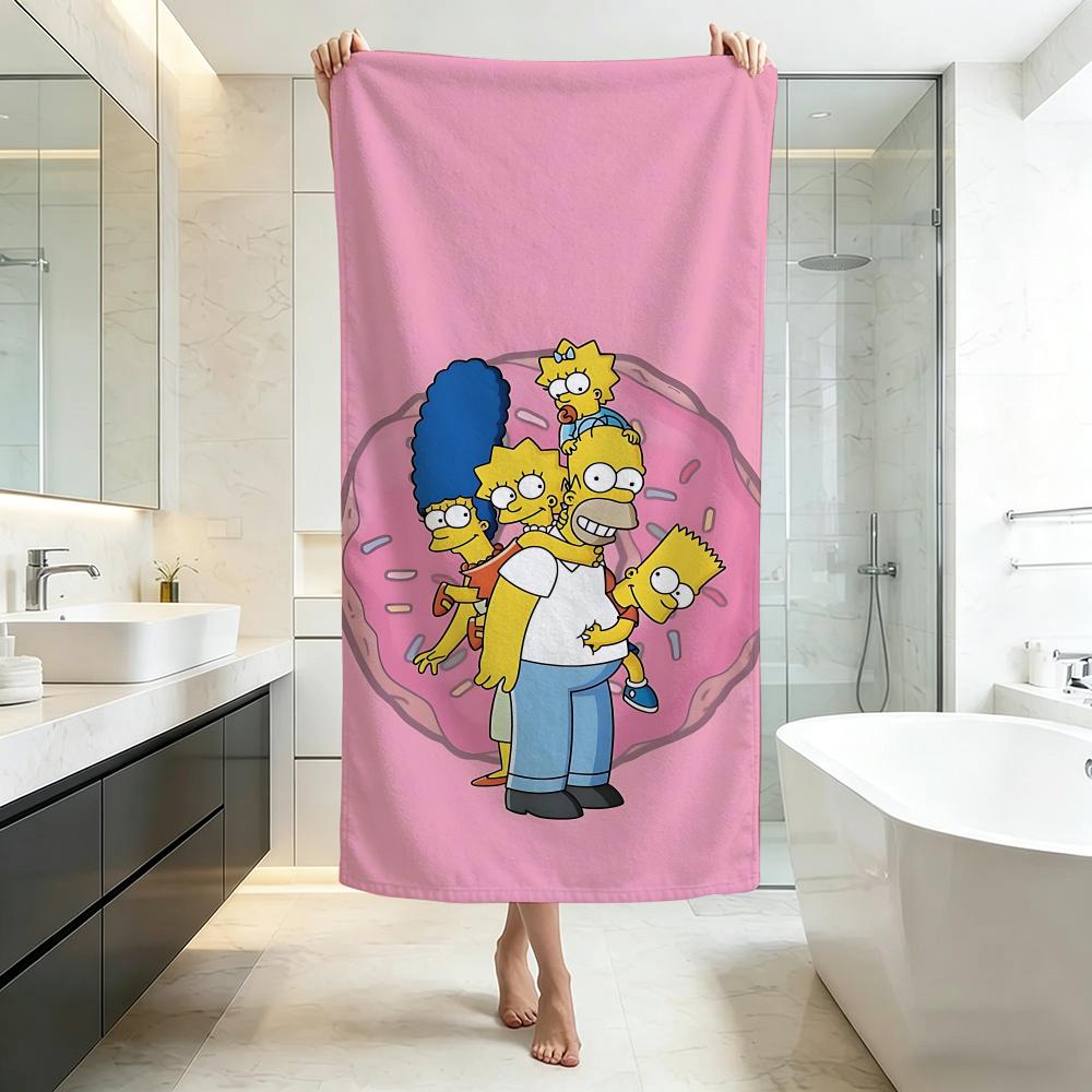 Funny-The SimpsonsS Towel Five-Star Hotel Quality Eco-Friendly Ultra Soft Thick Towels & Beach Towels