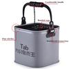 Eva Fishing Bucket 4L Folding Fetch Water Collapsible Multifunctional Fish Live Bait Container for Carp Fishing Accessory Tackle