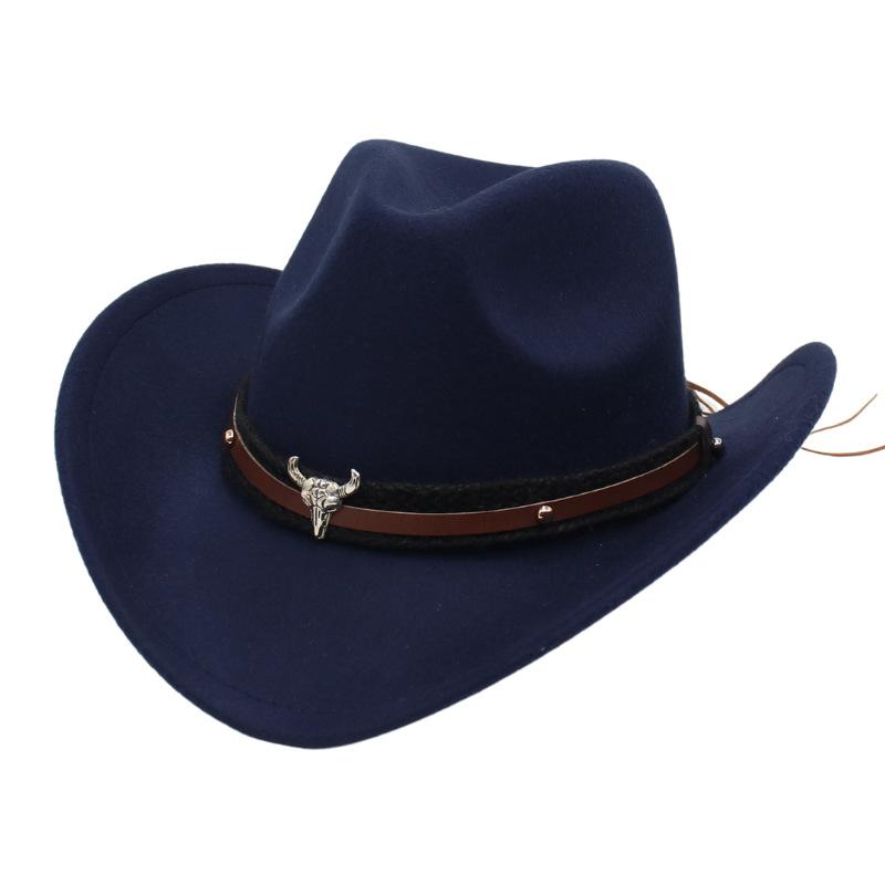 Tibetan Top Hat, Western Cowboy Hat, Tibetan Felt Hat, Cow Head, Grassland, Plateau Ethnic Style Outdoor Hat
