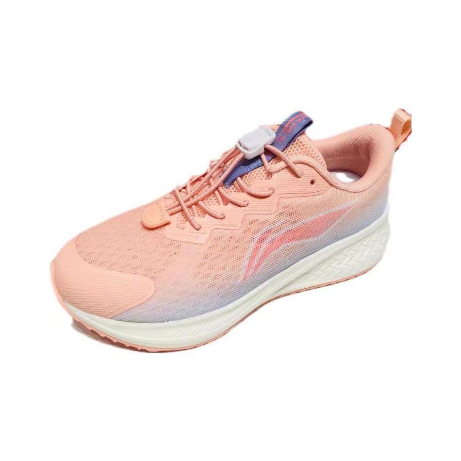 

Li Ning Comfortable Versatile Non-Slip Shock-Absorbing Durable Low-Top Kids Running Shoes Kids sneaker Pink YKFT038-4 38