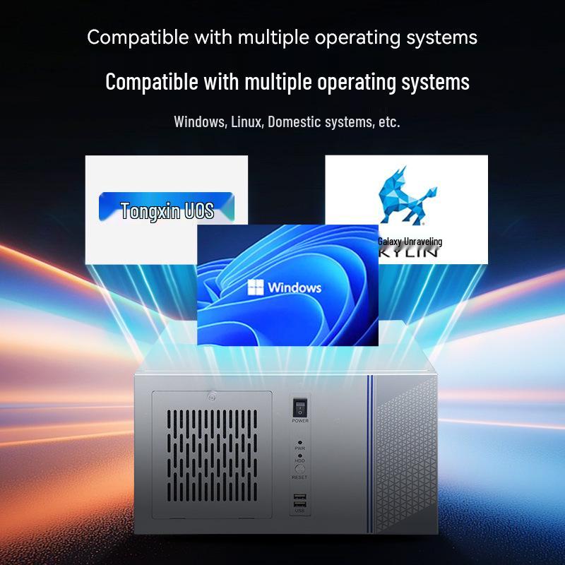 IPC-620 6th Gen Core Wall-Mounted Industrial Control Computer with Multi-Serial Port, 4U Host.