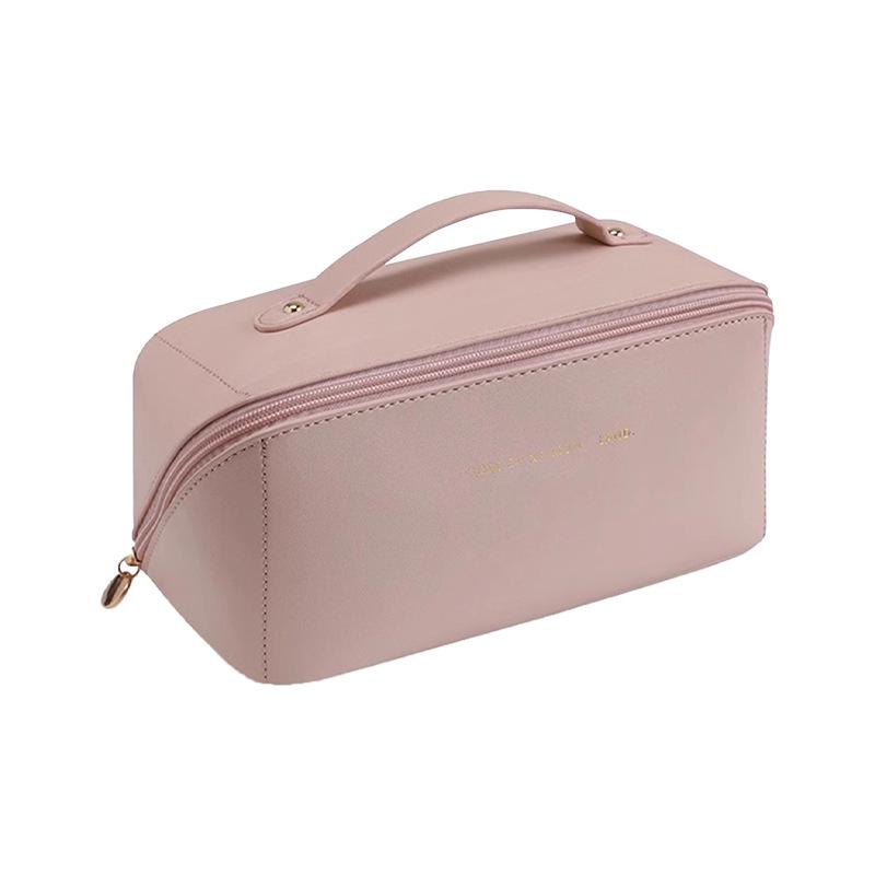 Premium Large Capacity Women's Cosmetic Bag: Portable Travel Makeup Organizer Case
