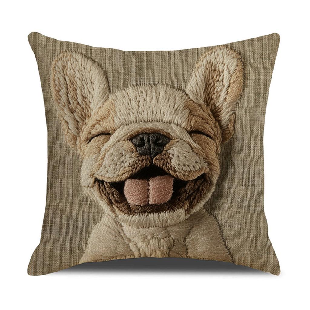 Retro Animal Print Pillow Cover, Home Living Room Sofa Pillowcase, Cushion