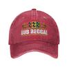Rastafari Dub Reggae Music Lion of Judah Baseball Cap Unisex Distressed Denim Washed Sun Cap Jamaica Outdoor Travel Gift Cap Hat